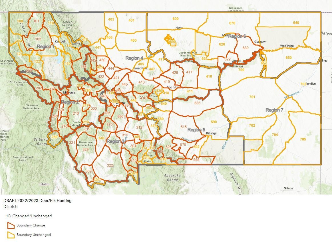 Proposed hunting district changes